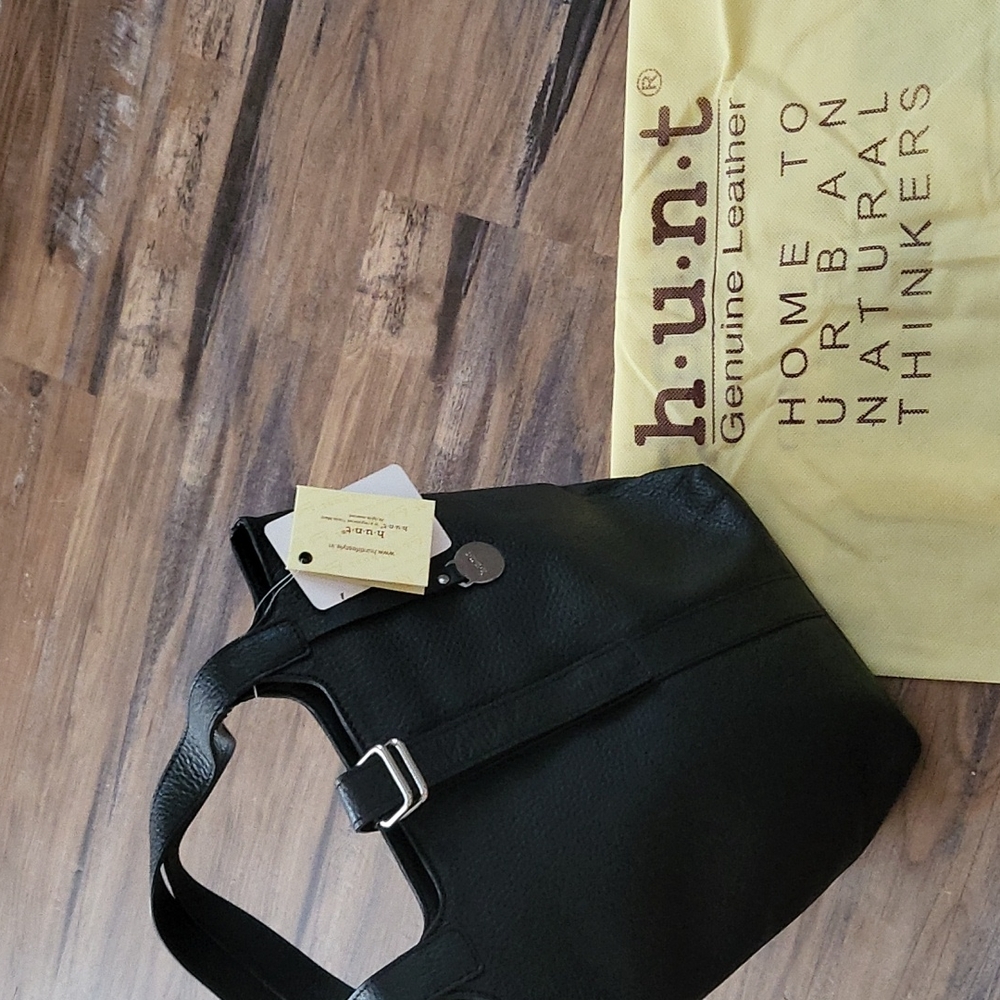 H.u.n.t Leather Shoulder Bag